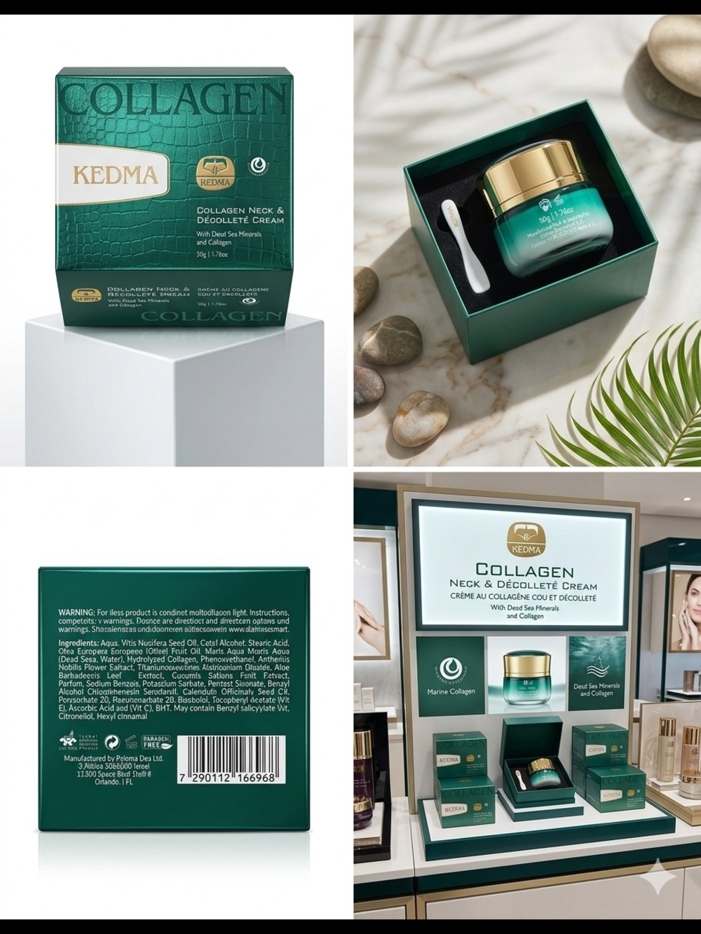 Collagen Neck & Décolleté Cream — Green